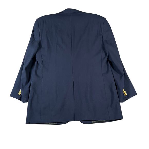 Brooks Brothers "346" Mens Size 43R Wool Blazer Navy Blue - Picture 3 of 12